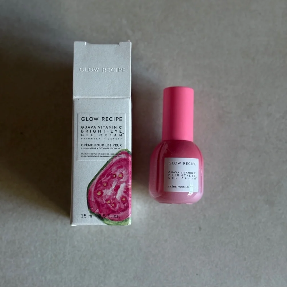 Glow Recipe Guava Vitamin C Bright-Eye Gel Cream 0.5 oz - Picture 1 of 4